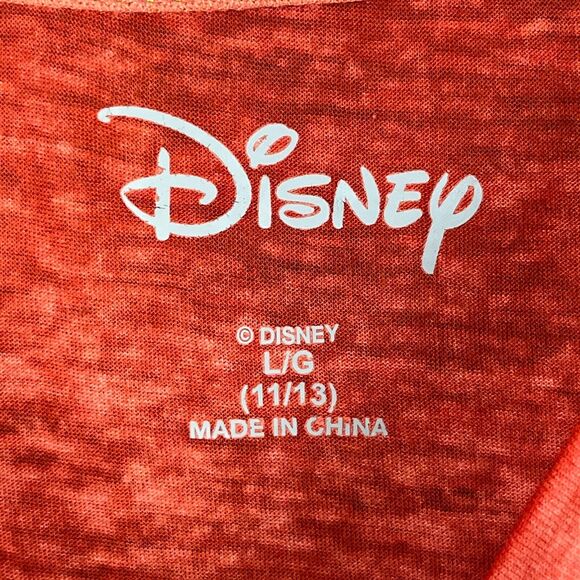 Minnie Mouse Shirt Women's L Disney Sleepwear Red Burnout Short Sleeves "Own It" - Picture 3 of 9